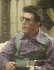 Mike and his ugly shirt and waistcoat